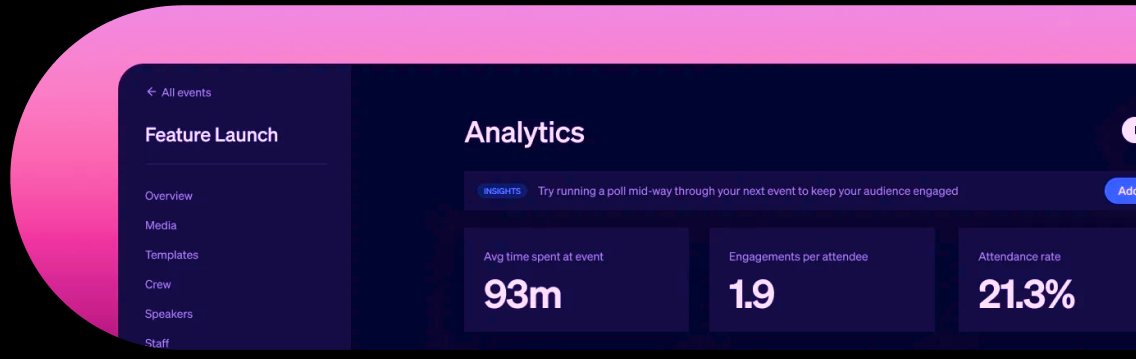 Discovery dashboard view