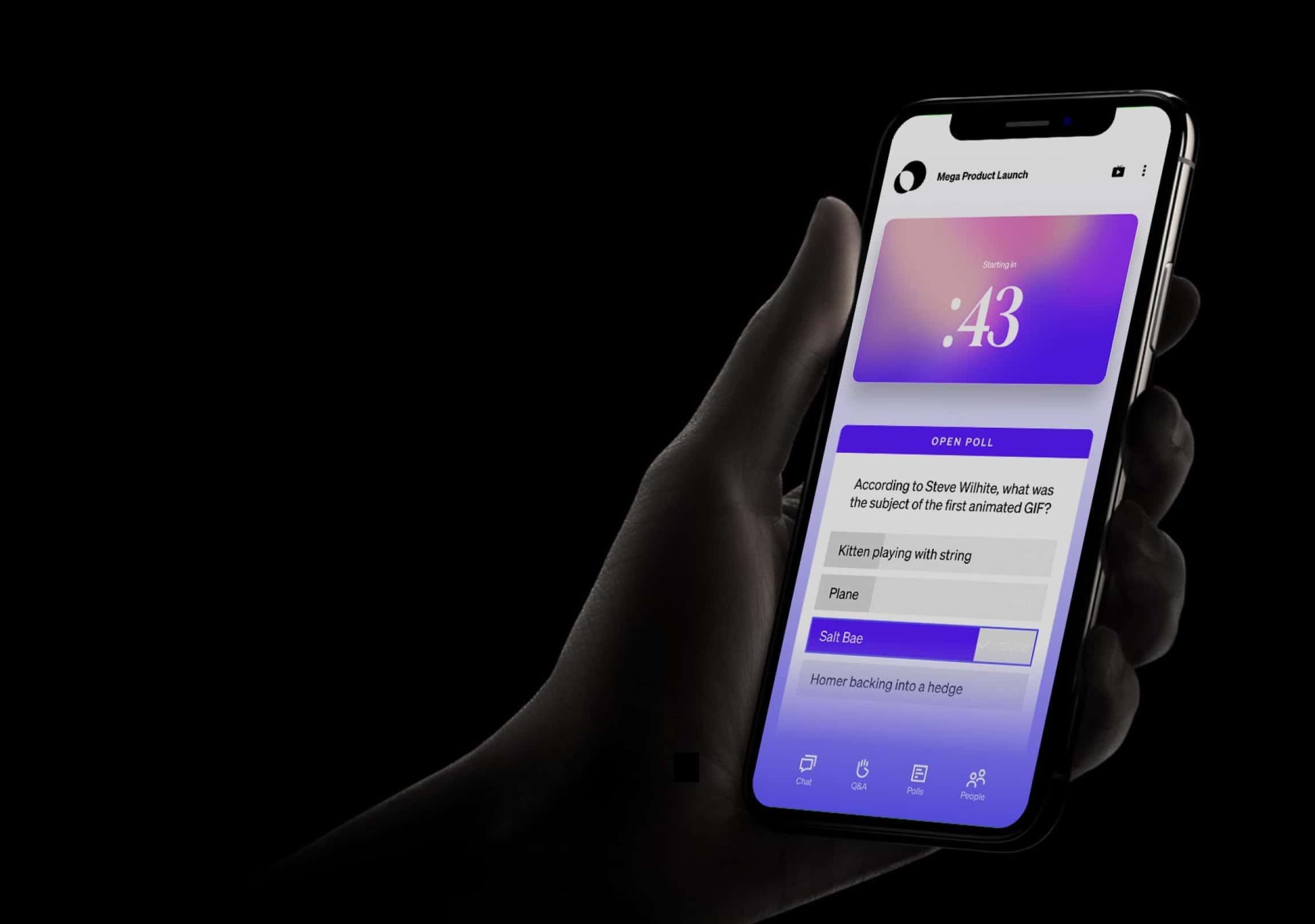 MatterForce AI event mobile application